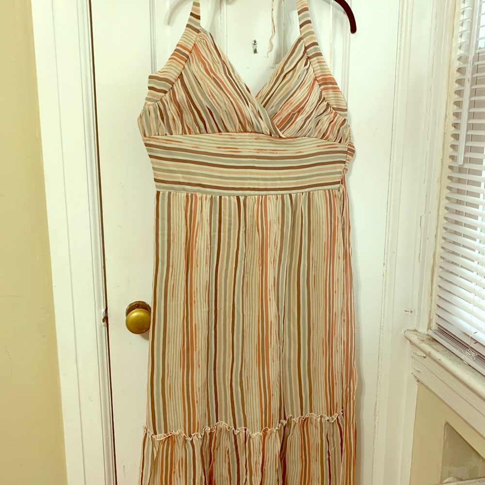 Silk Halter Dress